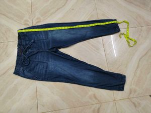 Denim Jogger Pants