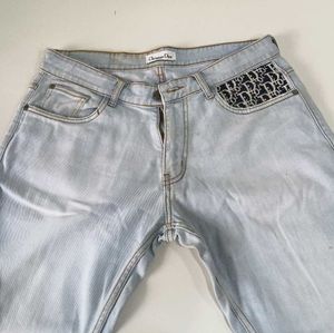 Christian Dior Light Wash Jeans