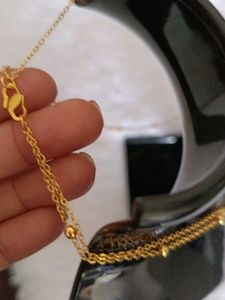 Gold Double Layered Necklace