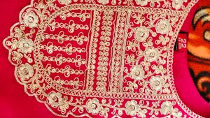 Elegant Pink Embroidered Kurta pajama set