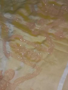 Elegant Peach silk Saree with blause