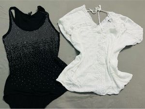 Black And White Top Free Size