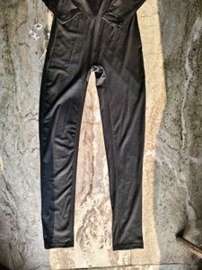 Black Fitted Jumpsuit from newme