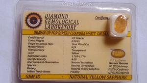Original Yellow Sapphire
