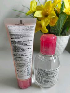 Bioderma cleanser and micellar water