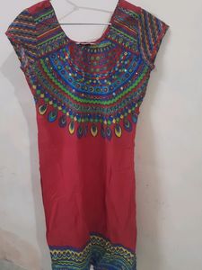Red Biba kurti