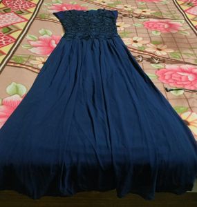 Navy Blue Party Gown