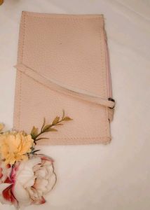 Pale Pink Tote Bag with Pouch
