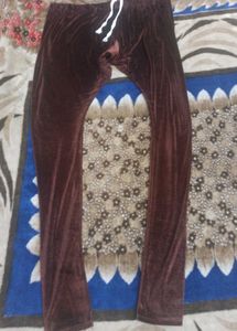 Brown Shaneel kurti &amp; Pajama suit