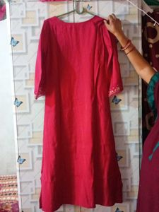 Embroidered Red Suit