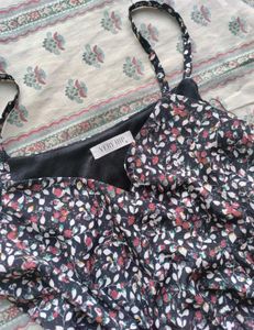 Floral Spaghetti Strap Maxi Dress