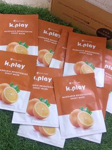Myglamm K Play Mandarian Brightening Sheet Mask