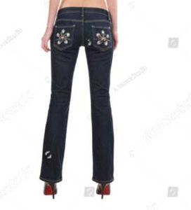 Embellished Denim Jeans