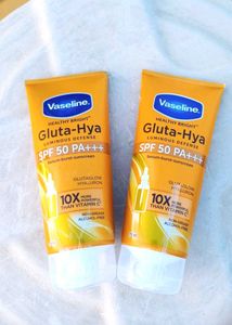 Pack Of 2 ❤️ Vaseline Gluta Hya Sunscreen ✅