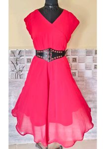 SizeS/M 🎊🥳Buy 1 Get One Free🥳🎊 Red Flair Dress