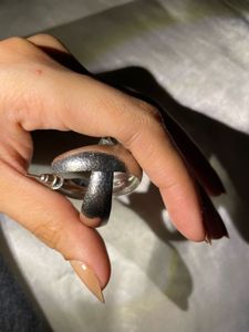 Thick Silver Hoops Medium