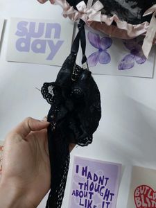 Coquette Garter Belt With Fishnet Stockings