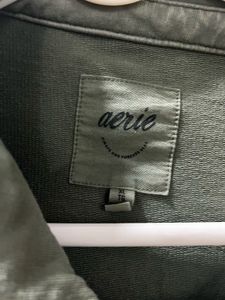Aerie Oversized Henley Shirt