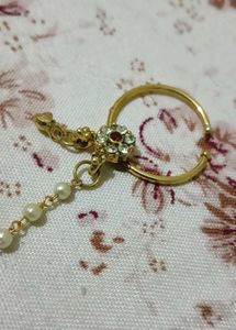 Nose Ring with Pearls