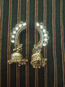 Peacock Earrings And Neck Piece