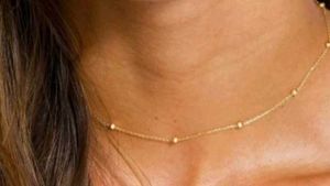 Gold Beaded Necklace