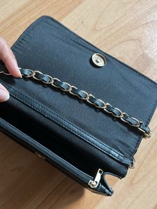 Accessorize Black Velvet Bag
