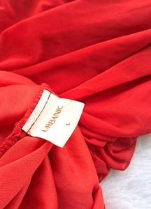 Urbanic red bodycon dress