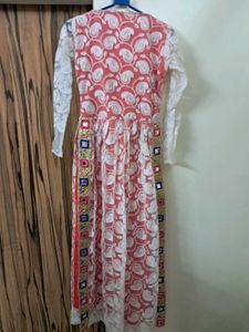 ETHNIC NYRA CUT LONG DRESS
