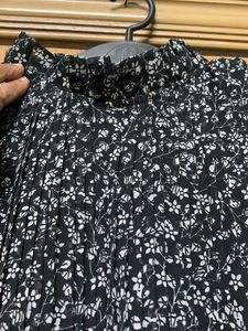 With Tag Gorgeous Black  Floral Print Dress