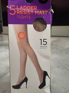 Ladder Resist Matte Tights - Size S