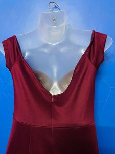 Wine Colour Paded Designer Fish Cut One Piece 🥰💜