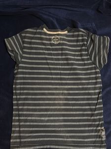 Striped V-Neck T-Shirt