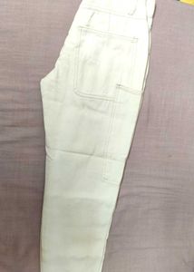 Cream Utility Pants
