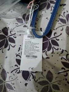 Savana Denim Studded Shoulder Bag