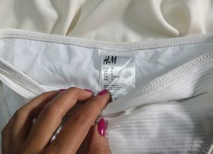 White Bikini Bottom - New with Tag