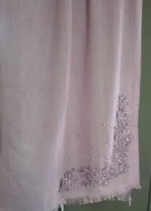 Embroidered Cotton Scarf