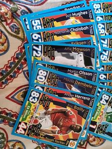 12 Topps Match Attax Cards 2017.