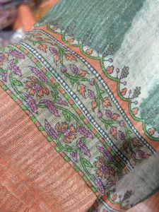 Burberry Elegant Green Saree