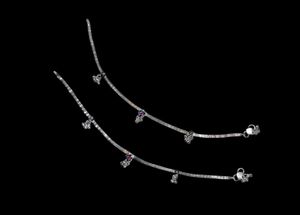 Silver Anklets