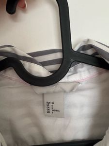 Gray/White Striped H&amp;M Shirt, Size 36
