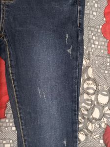 Distressed Dark Wash BOOTCUT JEANS