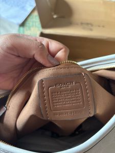 Coach White Monogram Laurel Bag