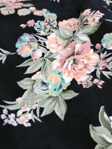 Black Flowered Playsuit And Very Beautiful 🤩