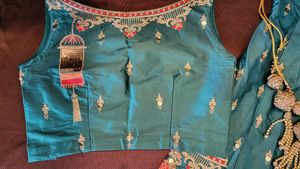 Beautiful &amp; Heavy wedding wear in Silk Girlish Leh