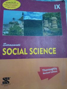 Saraswati Social Science  Cbse Class 9 Book
