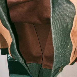 Brown Suede Crewneck