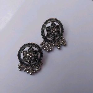 Silver Jhumka