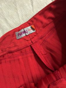 Red Striped Trousers