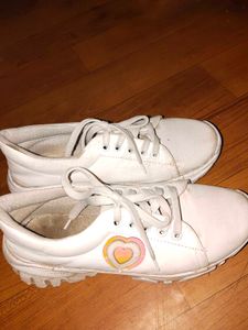 White Casual Sneakers