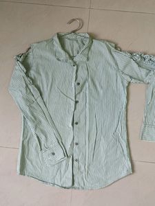 Bow Shoulder Formal Shirt